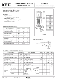 Datasheet KTB2234 manufacturer KEC
